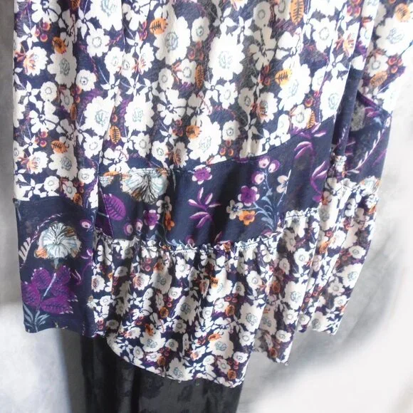 Free People Isabelle Tunic Swing Top Oversized Boho with Fabulous Sleeves - Picture 8 of 13